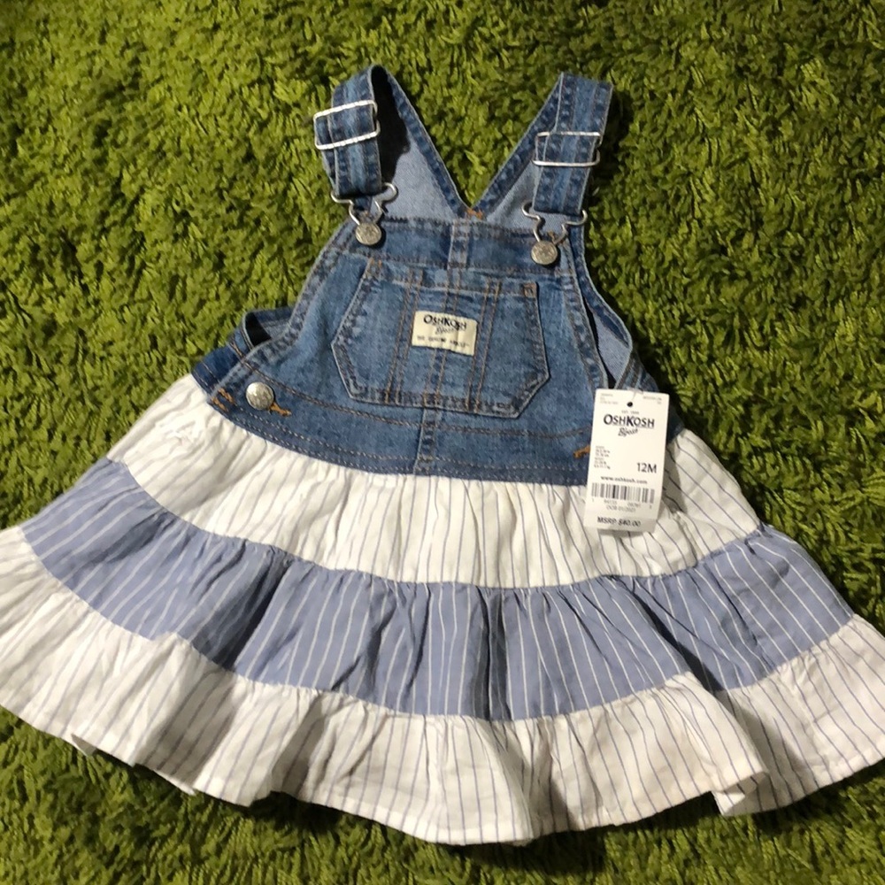 ⭐️ OshKosh babygirl dress overalls